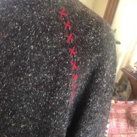 VINTAGE Northern Isles Santa Christmas Sweater  Size L - Picture 3 of 8